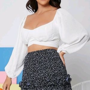 Tieback Milkmaid Crop Top